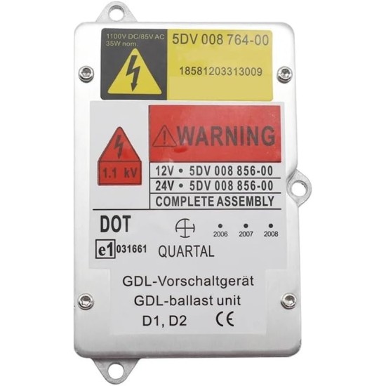 Баласт за фар ( 24 V) 5DV 008 765-00 Mercedes-benz MERCEDES ACTROS MP2 / MP3; VOLVO FH, FH II, FH16, FM, FM II, MAN, DAF 